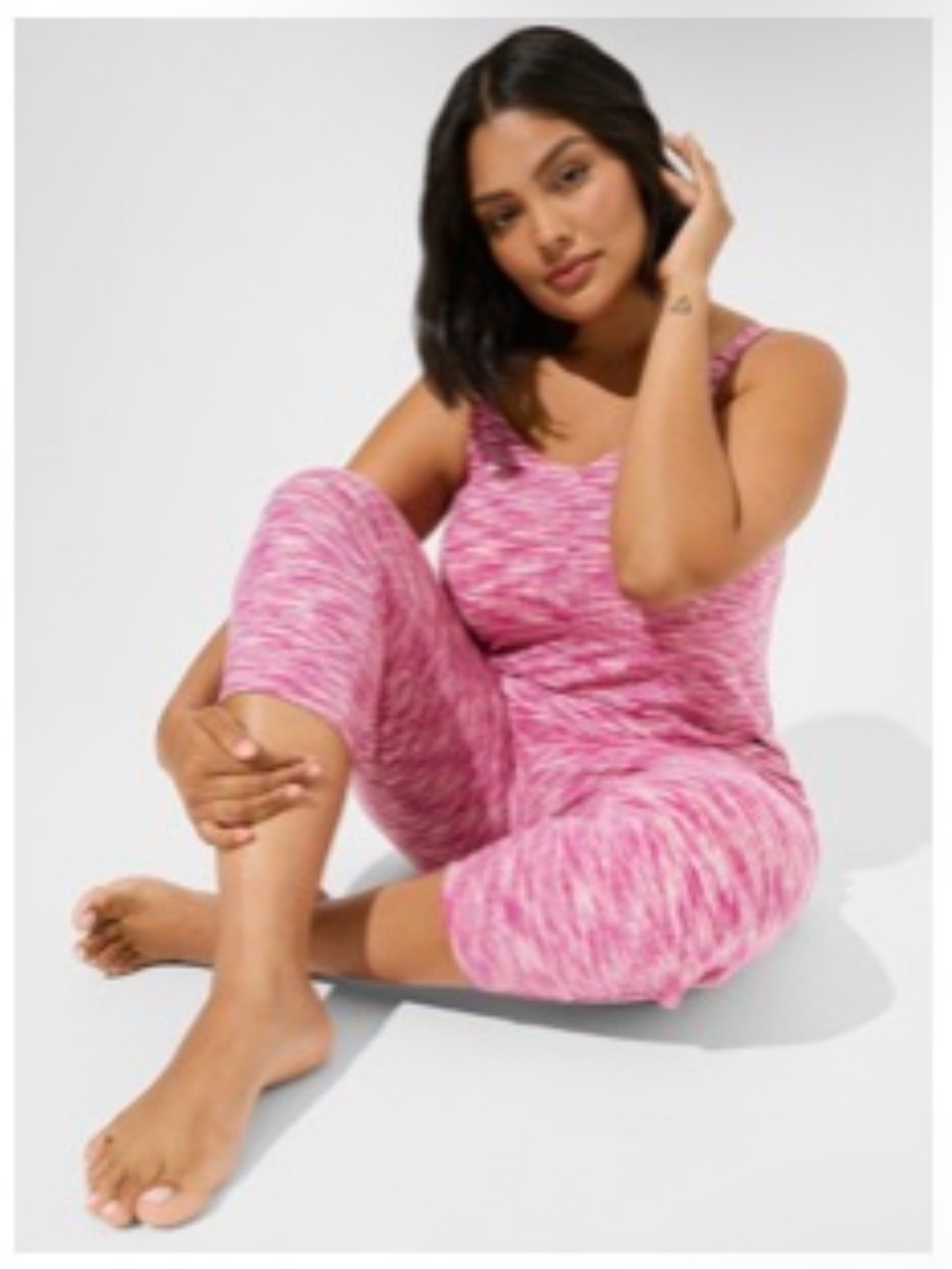 ✨2/$22✨torrid pink lounge jumpsuit